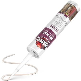 KRAKEN BOND No More Nails Clear Polyurethane Adhesive - 100% Waterproof D4 and Sealant for Wood, Ceramic, Tile, Floor, Granite, Rubber | 1 Pack, 10.1 Fl. Oz.