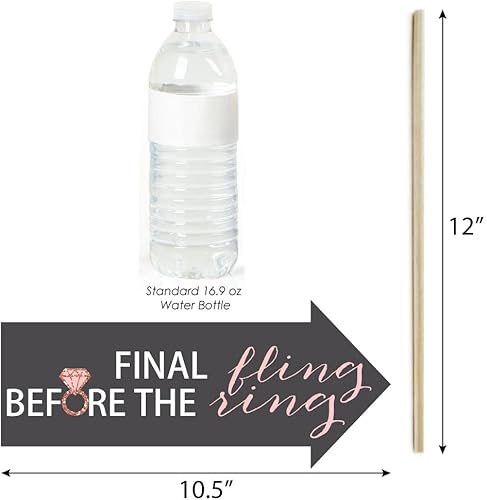 Miniatura 10 de Big Dot of Happiness Divertida novia de follaje otoñal  Hojas de otoño para despedida de soltera y fiesta de boda, kit de accesorios para cabina de