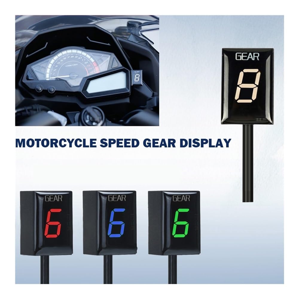 Indicador Marchas Motocicleta Indicador De Marcha 1 A 6 Velocidades para Motocicleta para para V-Strom DL 650 1000 DL1000 DL650 para V Strom 2004-2010 2011