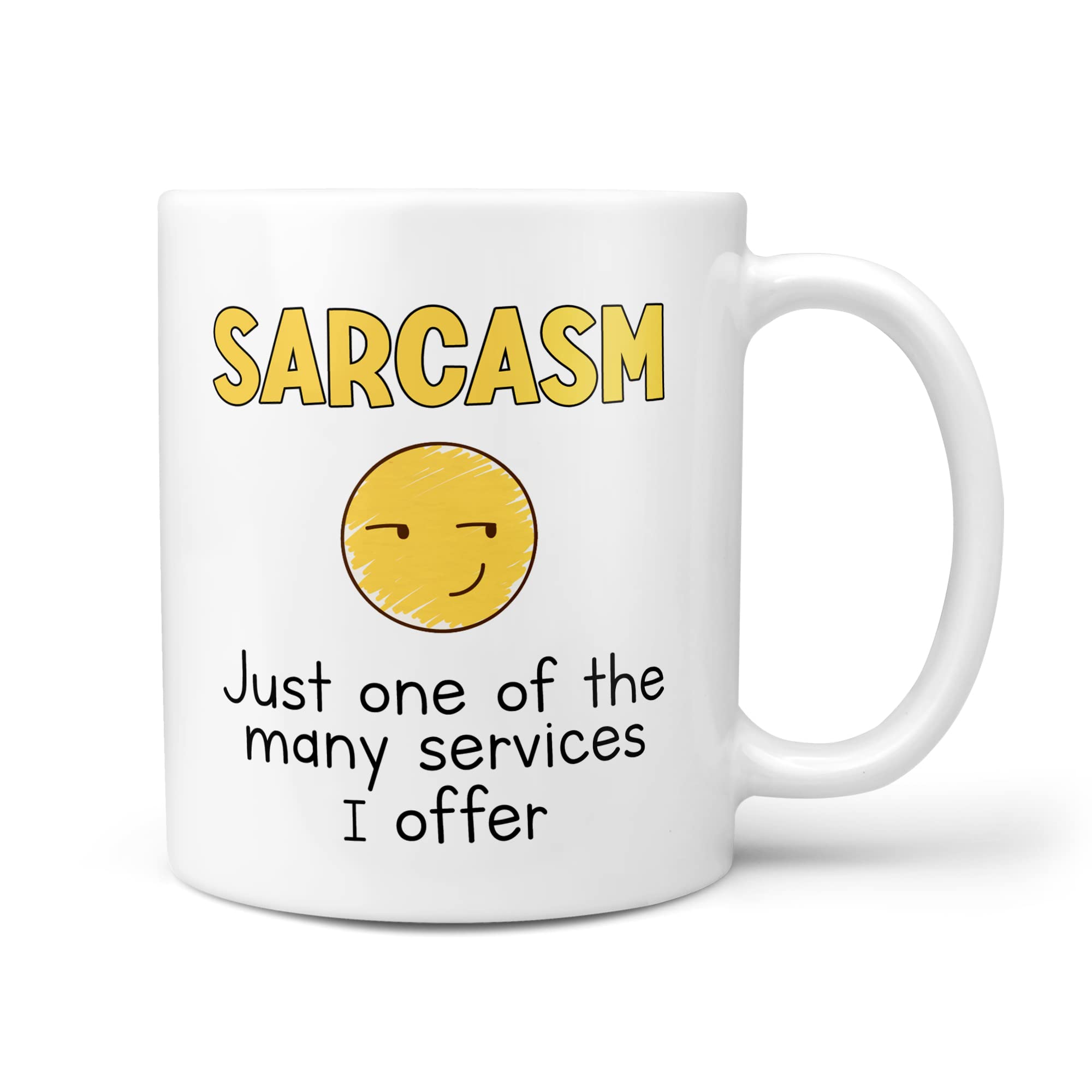 TeHe Gifts - Sarcasm Just One of The Many Services I Offer Work Office Secret Santa 10oz Gift Mug