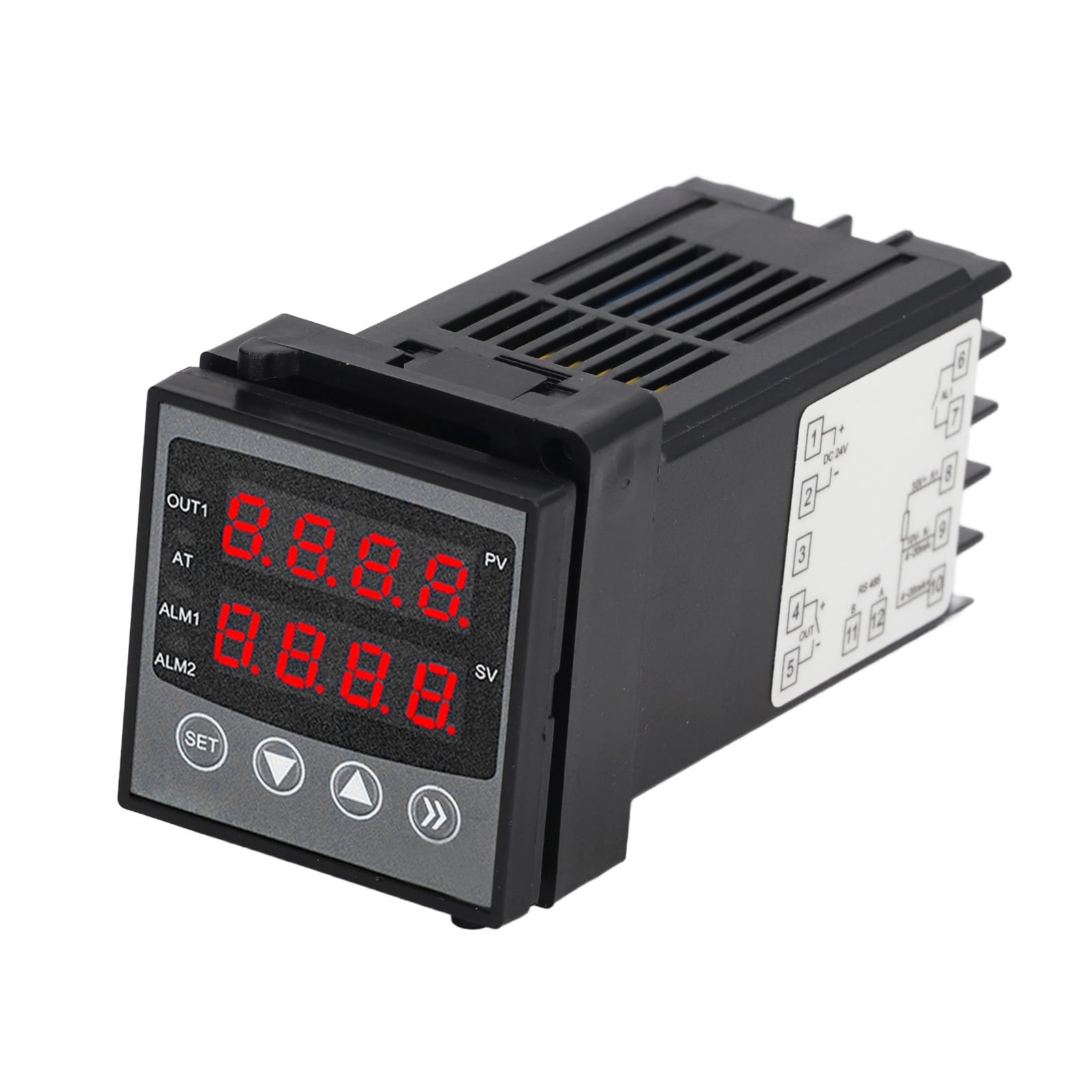 Controlador de Temperatura PID Programa de Alta Precisión Compatible con Termostato Inteligente para Impresión Metalúrgica 1.7x1.7x3.9in
