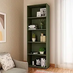 Genérico Estante Multy para Livros e Decoração Menta - 5 Prateleiras - Estilo Menta Fresco e Delicado - Estante