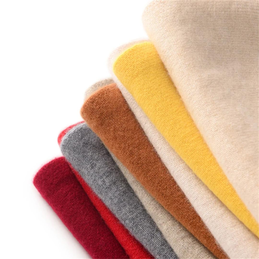 Sciarpa lavorata a maglia in cashmere, da donna, per autunno e inverno, morbida e calda