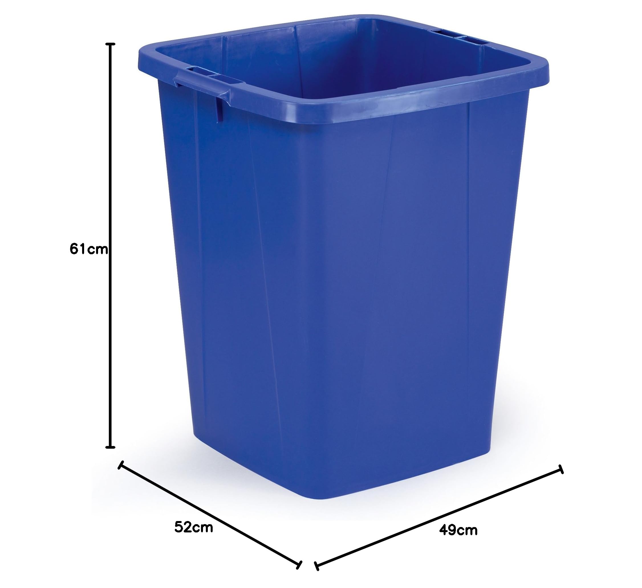 Durable 1800474040 Papelera Durabin 90 litros, azul