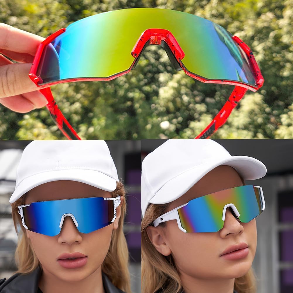 FBHLZ Sports Polarized Sunglasses for Men and Women UV400 Protection Sports Cycling Sunglasses Running Outdoor Sports - Image 6
