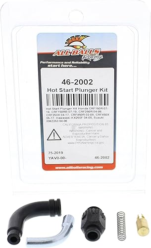 Miniatura 3 de All Balls Kit de émbolo de arranque en caliente 46-2002 compatible conrepuesto para Honda CRF150RB 2007-2019, CRF250R 2004-2009, CRF250X 2004-2017,