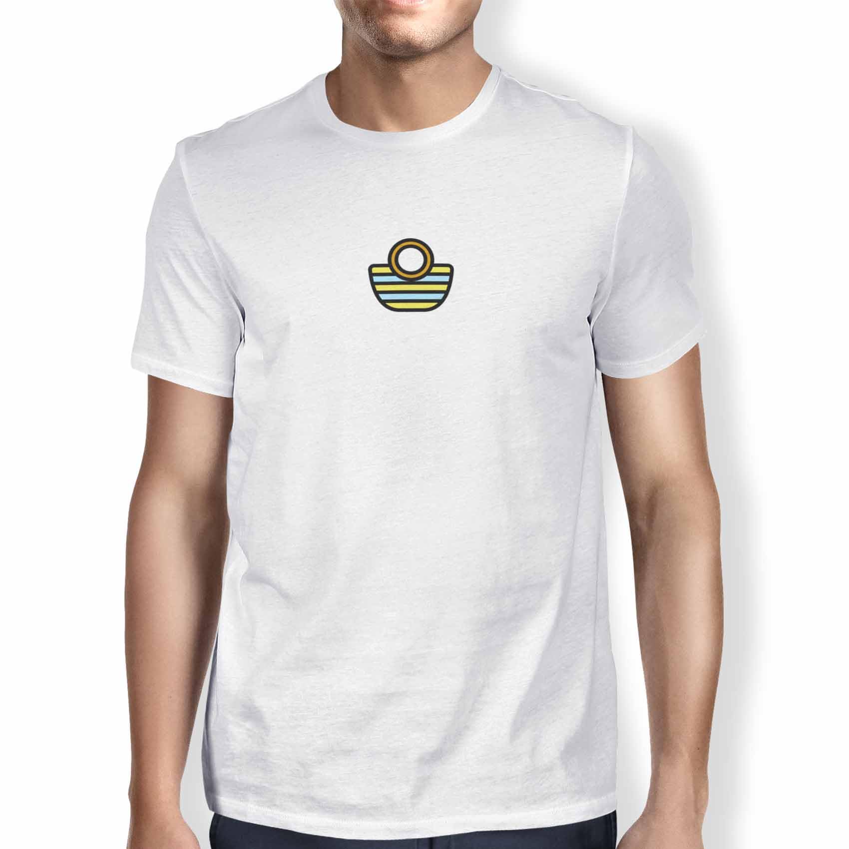 Green Fish Men's Fdmtsi-101972 T-Shirt, White, M