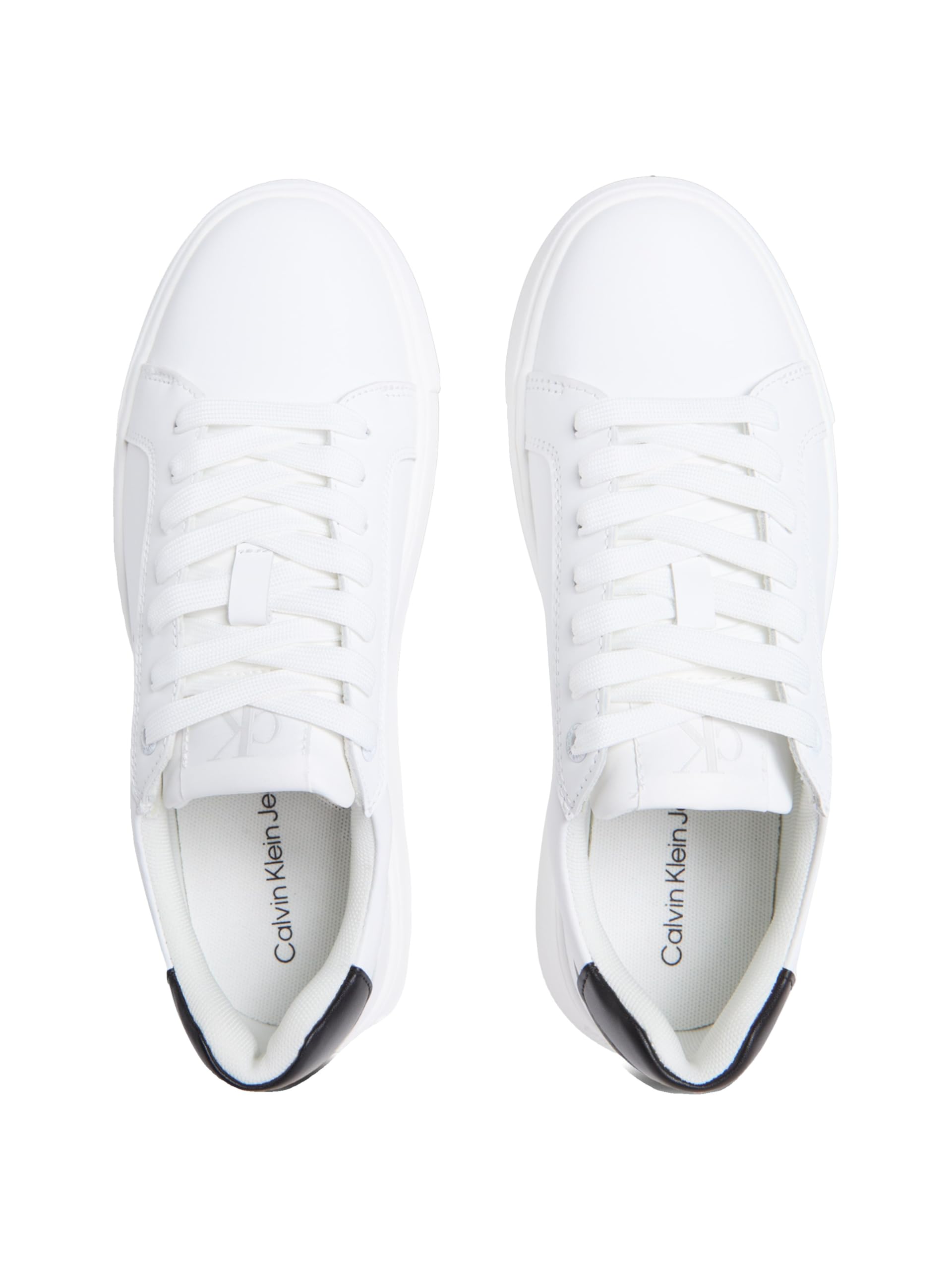 Calvin Klein Donna Sneakers con Suola Preformata Chunky Mono in Pelle