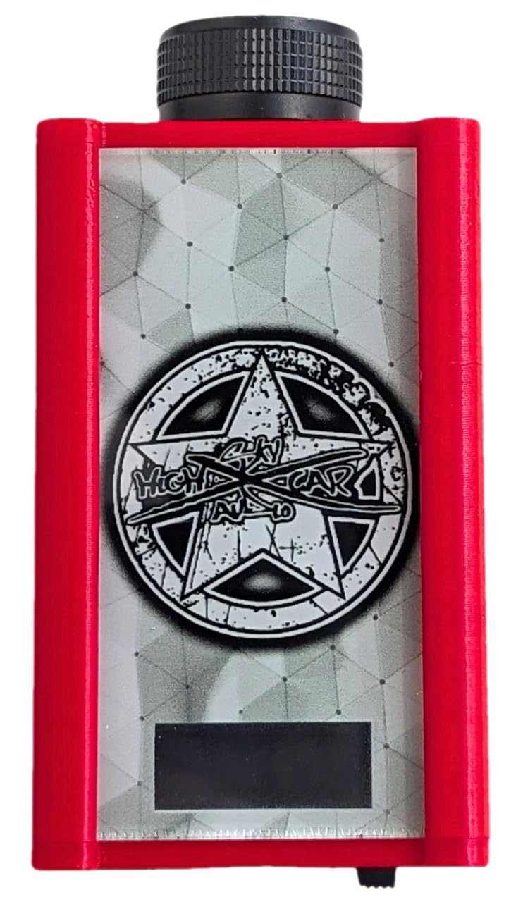 Sky High Car Audio Wireless Bass Knob with Voltmeter and LEDs (RED)