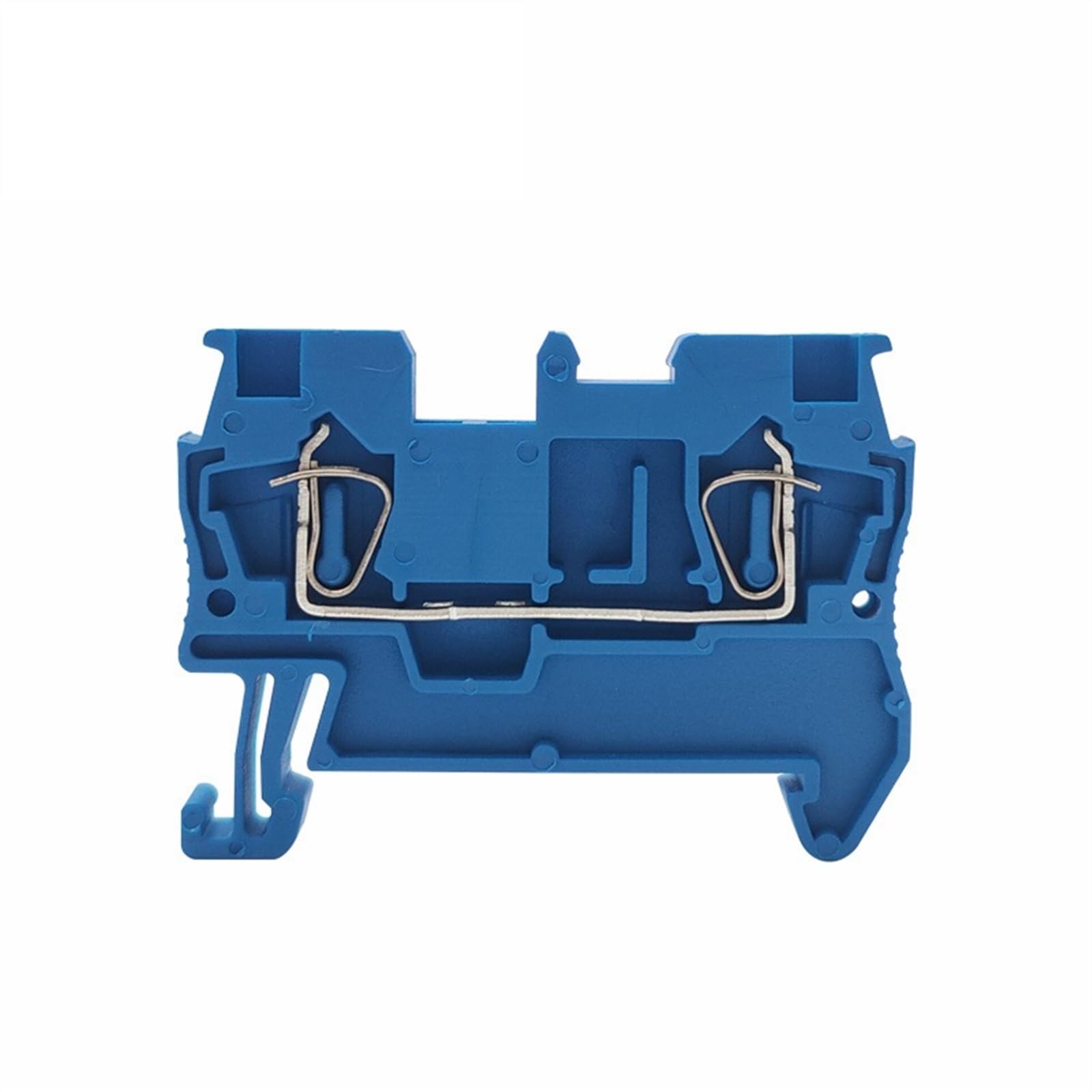 10 Pz ST1.5 Connessione a gabbia a molla 1.5mm² 16AWG Spina Filo Cablaggio Tirare Connettore Elettrico Morsettiera su guida Din ST 1.5(Blue)