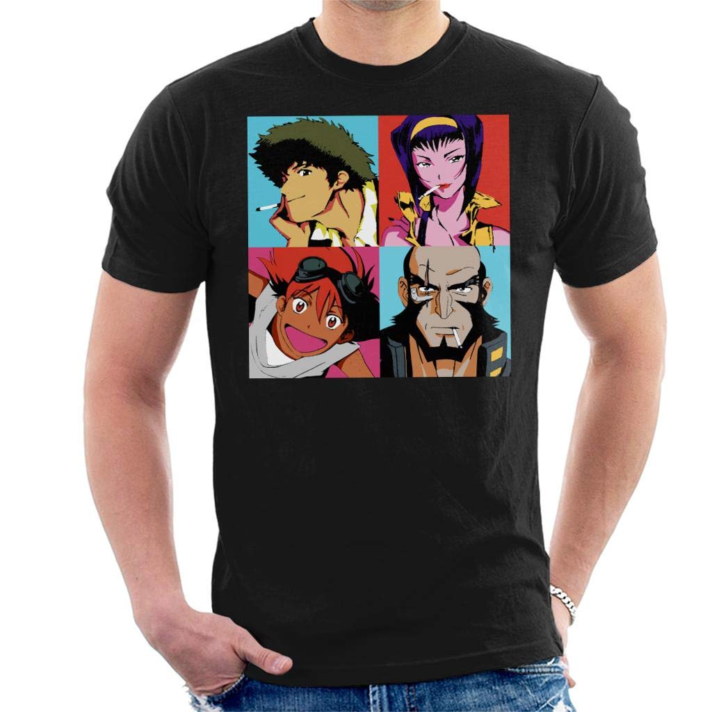 Cowboy Warhol Bebop Men's T-Shirt Black