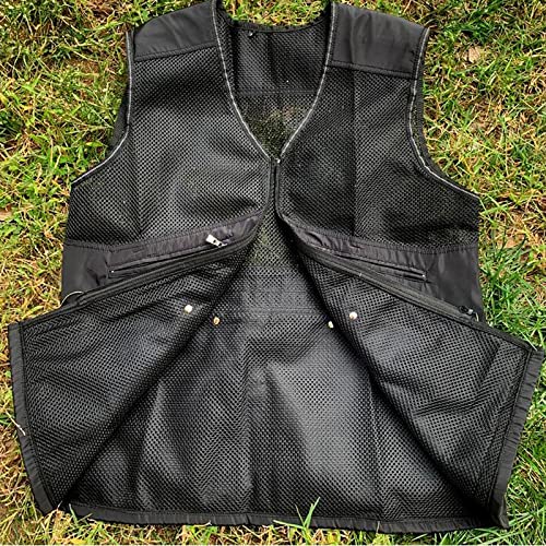 Folpus Hundetrainingsweste für Handler Langlebig mit Taschen Mantel Hundeführer Trainerweste Haustiertrainerjacke für Agility Hunde Im Freien Reisen, Schwarz, XL