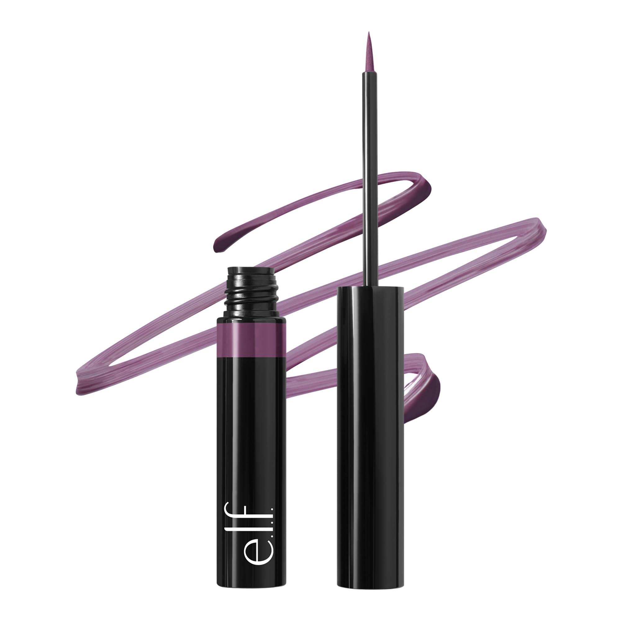 e.l.f. H2O Proof Inkwell Eyeliner Pen, High-Pigment, Waterproof Liquid Eyeliner, Delivers A Matte Finish, Vegan & Cruelty-Free, Sugarplum