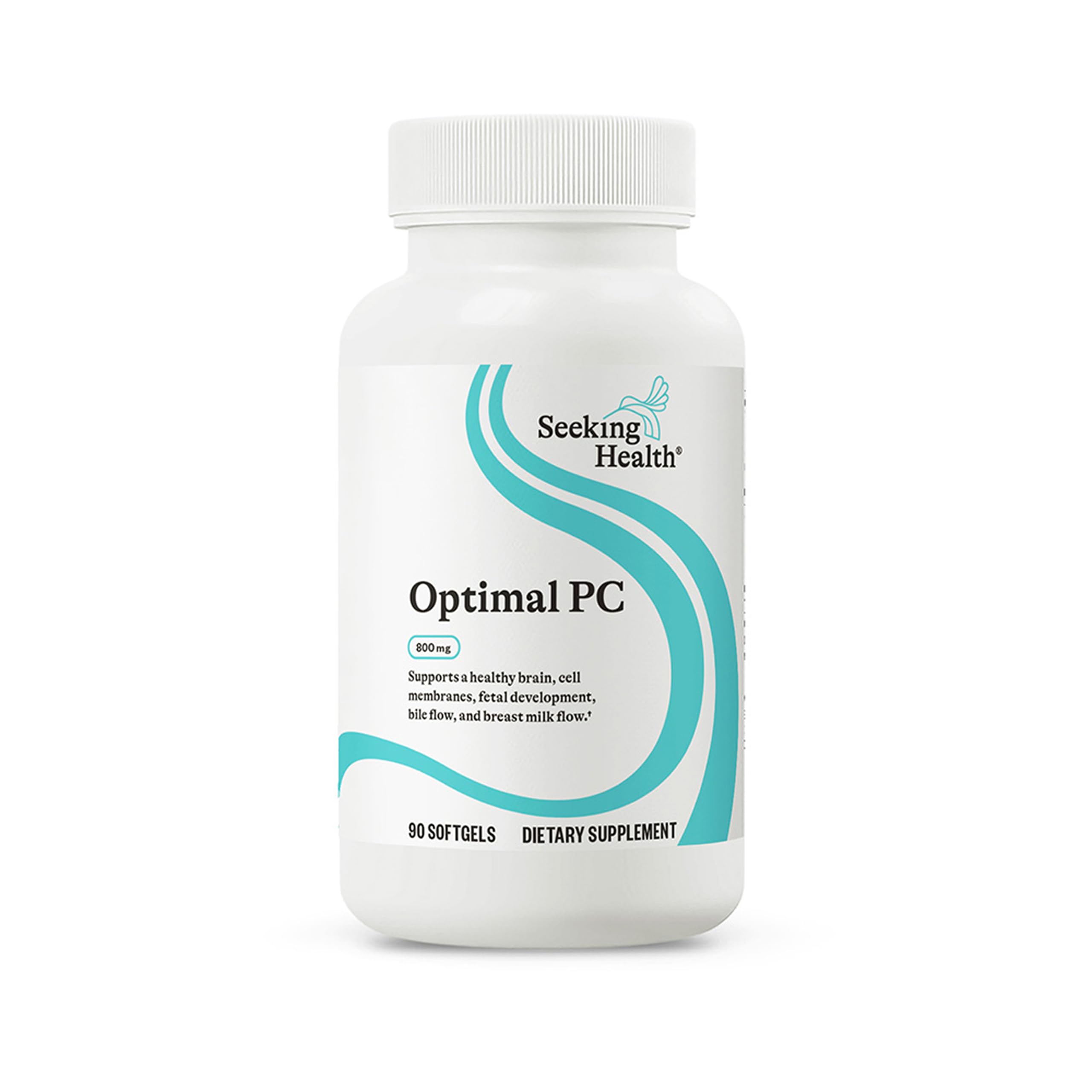 Optimal PC | 100 Softgels | Provides 800 mg of Blended Phospholipids (Phosphatidycholine, Phophatidylethalnolamine, and Phosphatidylinositol) | Non-Soy | Non-GMO | Free of Common Allergens | Seeking