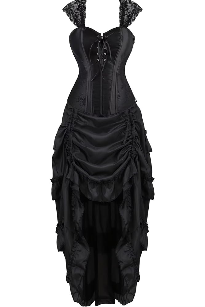 最終値下【新品未着用】MEER. CORSET DESIGN TOP/ GRY Amazon.com: Jutrisujo Corset Dress Skirt Set with Straps