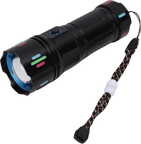 Miniatura 9 de Super Bright Flashlight, 1800lm LED Rechargeable Flashlight, Cool Fluorescent Strips for Emergency, Camping, Hiking