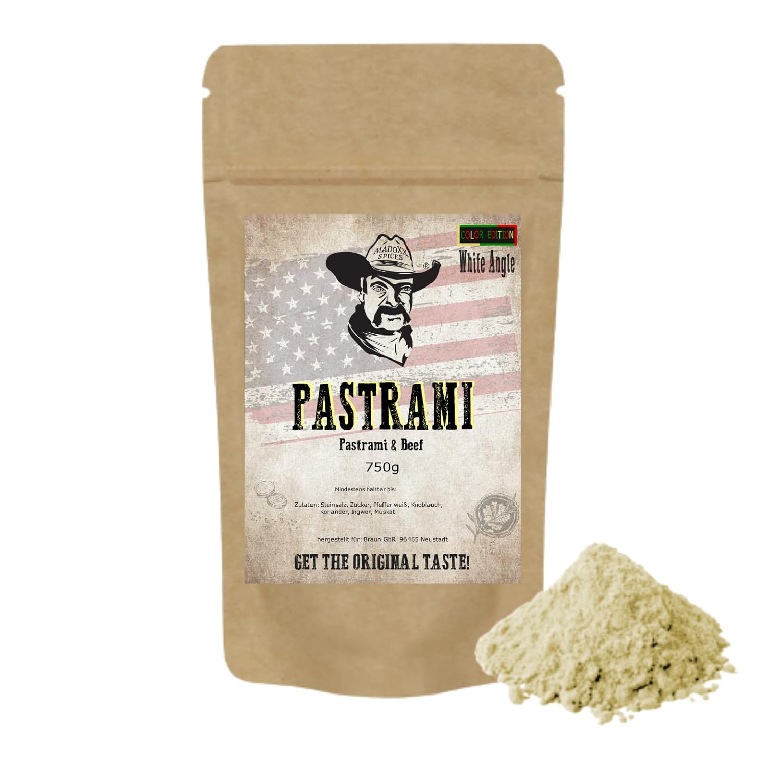 MADOXX Pastrami Rub Color Edition White Angel BBQ Grillgewürz