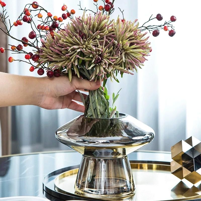 Vase en forme de champignon abstrait JFDBGU : cadeau idéal pour décoration maison - 6