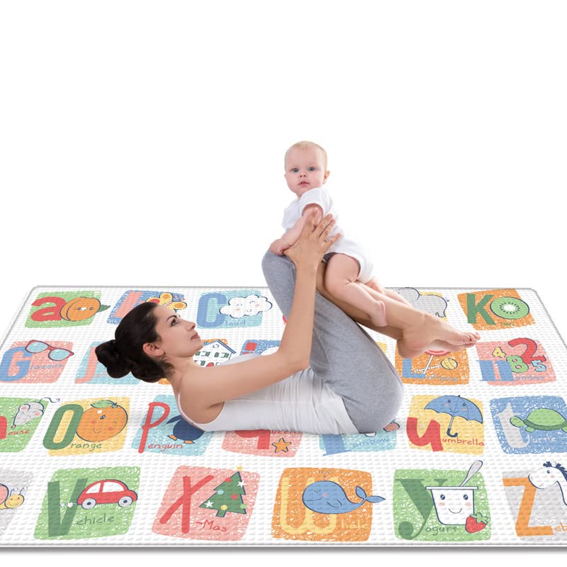 Tappetino Da Gioco Per Bambini 180x100cm - Morbido, Impermeabile E Pieghevole, Con Borsa | Per Gattonare E Giocare - Foto 9