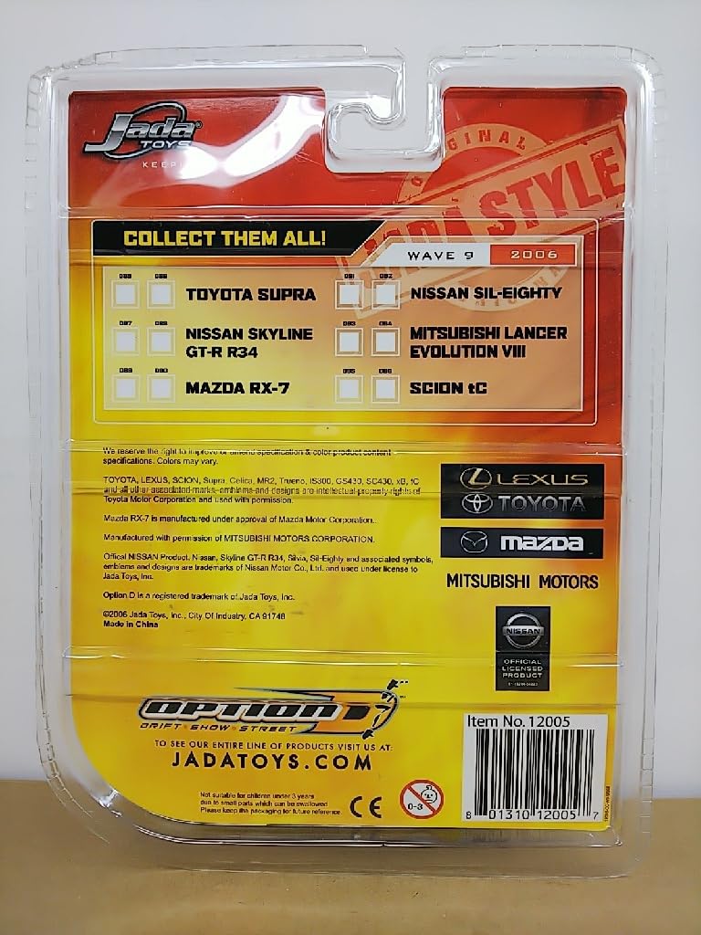 【未開封】ミニカー　Jada TOYS OPTION Dドリフート Amazon | □ Jada Toys OPTION D ジャダトイズ ドリフート 1/64 MAZDA