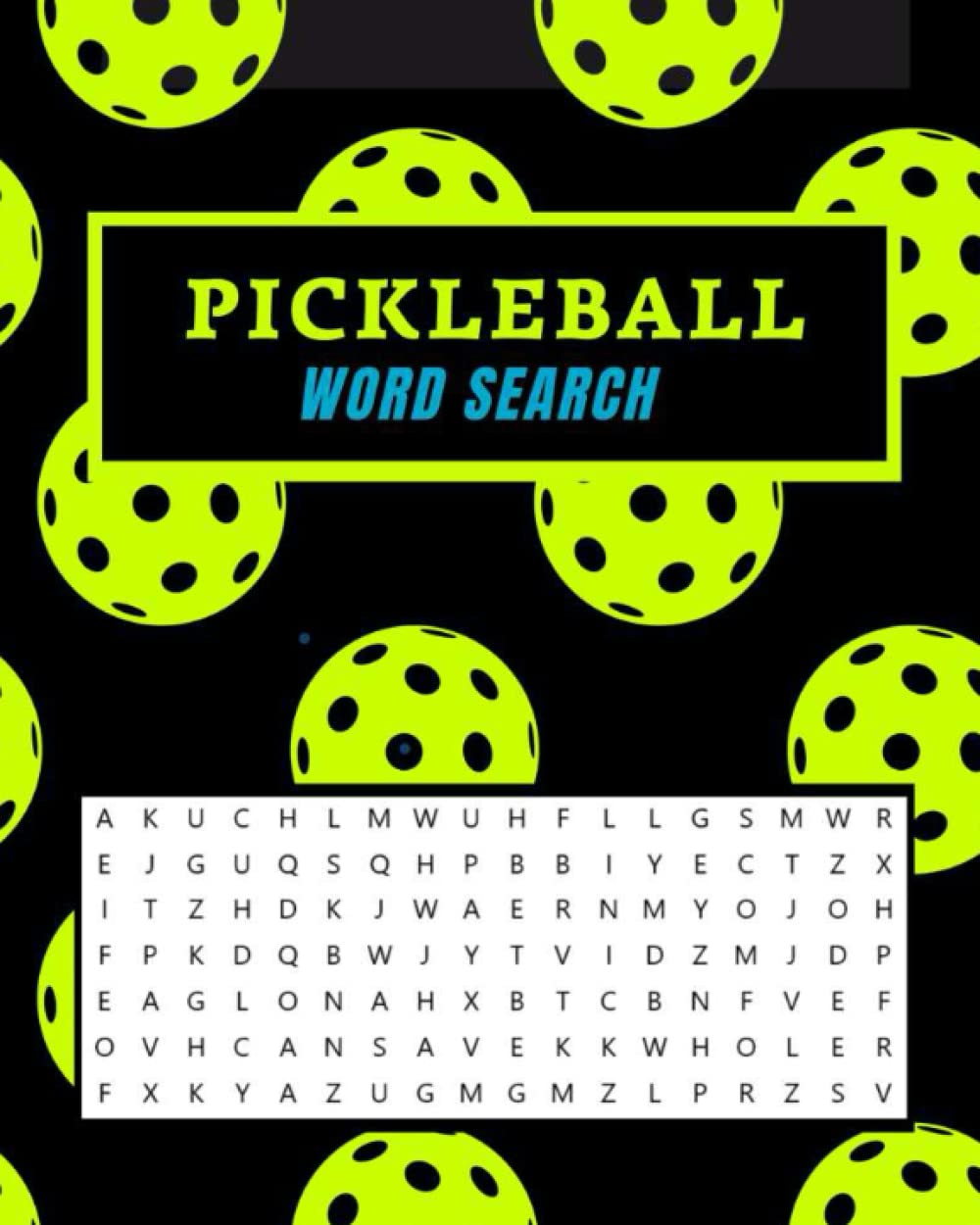 Pickleball Word Search Great Activity Book for Pickleball Players