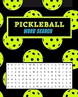 Vista 1 de Pickleball Word Search Great Activity Book for Pickleball Players - Black with Green Balls with Holes - Great Gift Idea