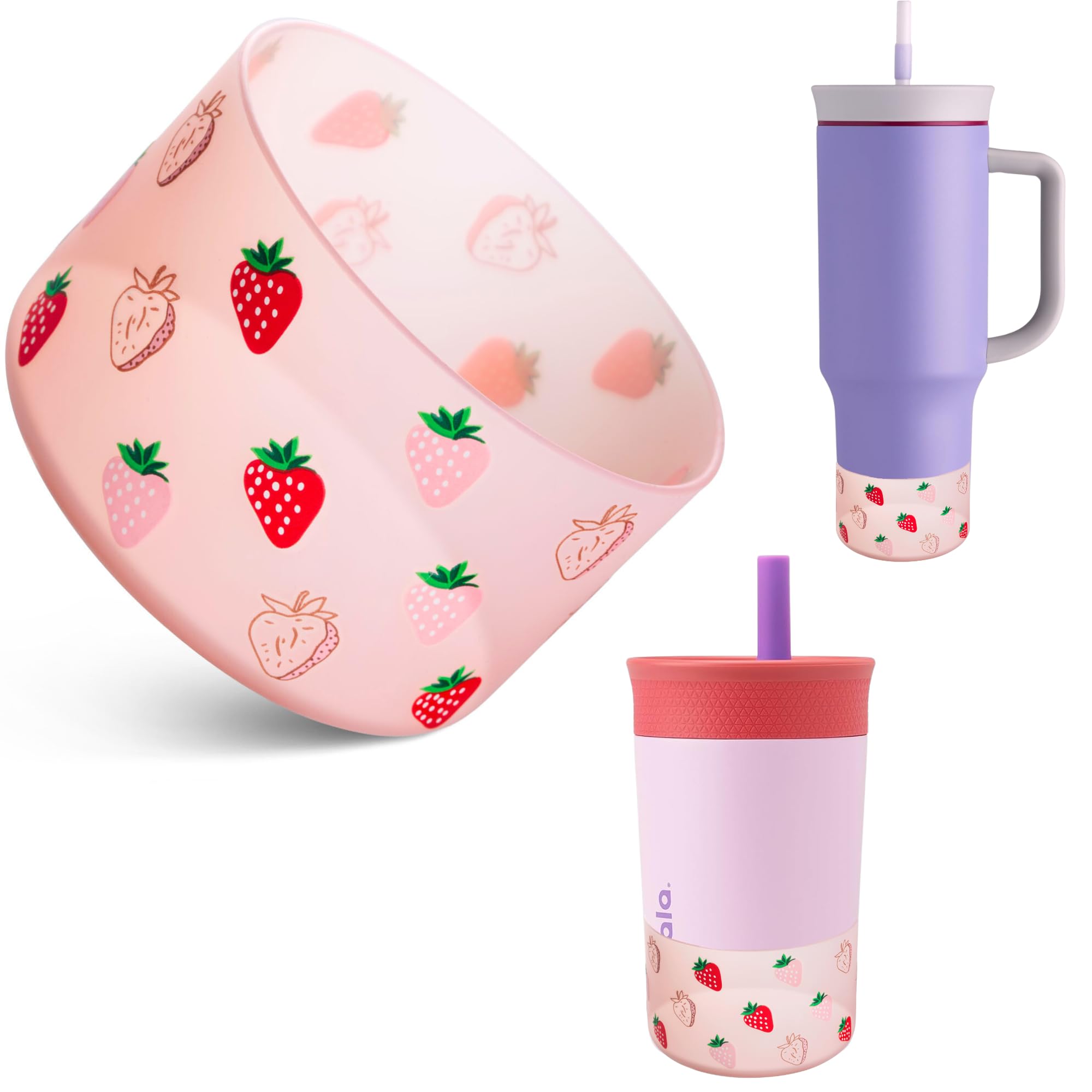 Silicone Boot for Owala 12 OZ Tumbler, Boots for Owala 40 OZ Cup Accessories, Protective Sleeve for Owala 12OZ Water Bottle Cups Bumper, Anti-Slip