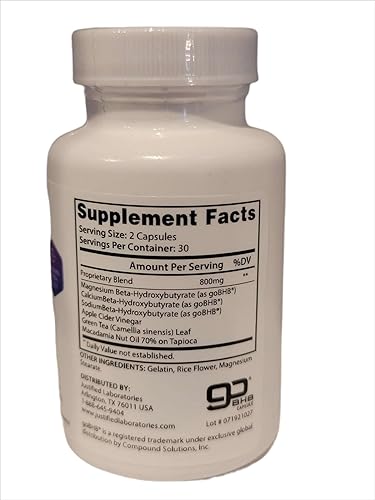 Miniatura 4 de Paquete de 3 píldoras Optimal Max Keto incluye vinagre de sidra de manzana patentadas goBHB cetonas exógenas avanzadas suplemento cetogénico para