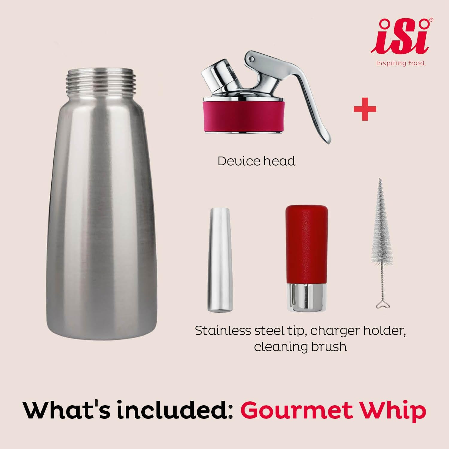iSi Gourmet Whip crème fouettée 1L