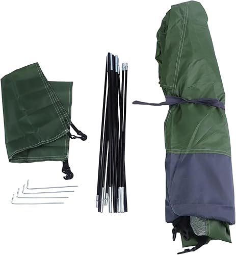 Miniatura 7 de Tienda de campaña ultraligera para mochileros y senderismo, refugio ligero para 1-2 personas con puertas dobles, malla de ventilación y poliéster