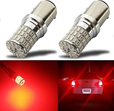 iBrightstar 9-30V Extremely Bright 1157 2057 2357 7528 BAY15D LED Bulbs replacement for Tail Brake Lights, Brilliant Red