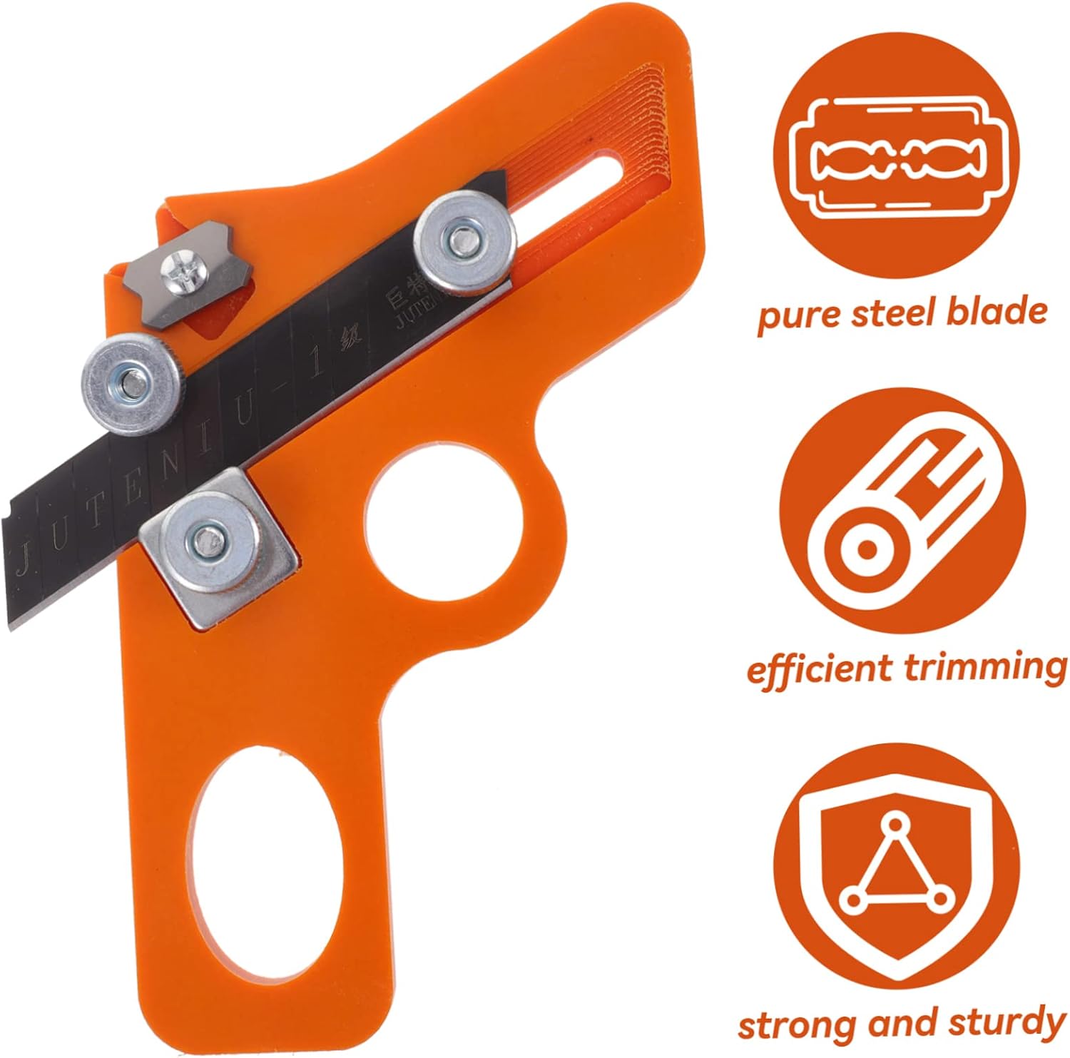 BESTonZON Hand Planer Router Plane Woodworking Tool for Chamfering Trimming and Smoothing Edges with Acute Blades and Comfortable Grip