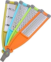 Vista 8 de Stainless Steel Vegetable Zester 4 - in - 1 Cheese Grater & Food Slicer Rustproof Kitchen Grater for Potatoes/Carrots/Cheese Ergonomic Handle