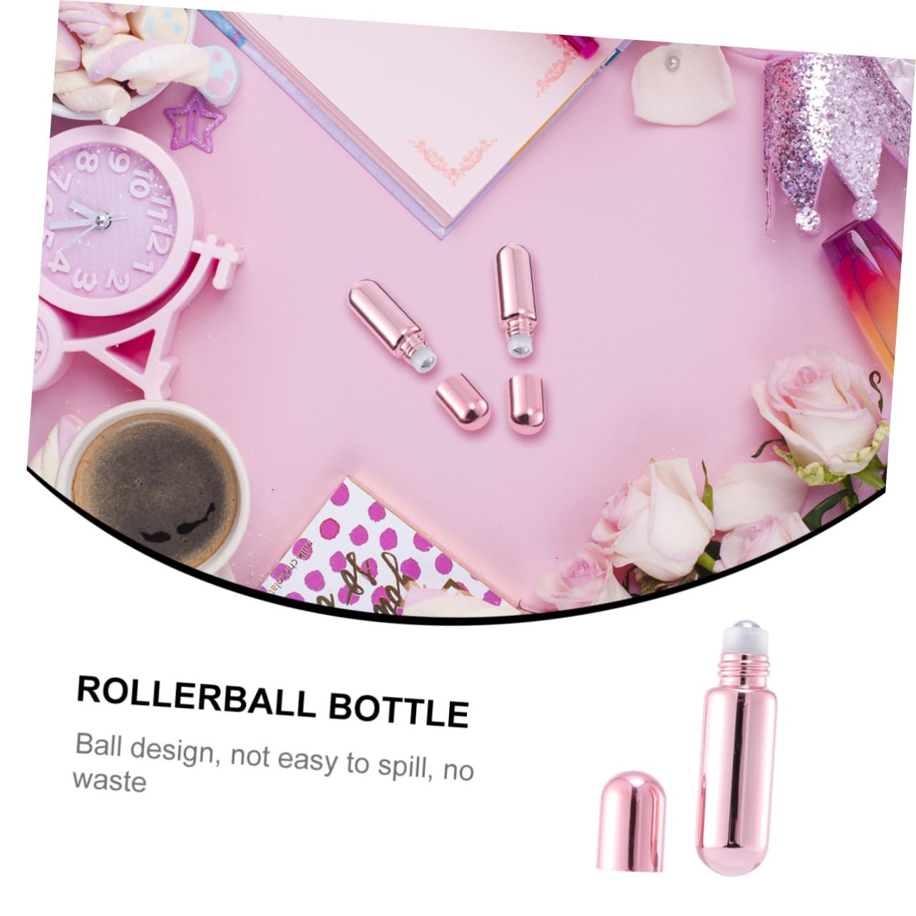 Baluue 3 Set Di Flaconi Roll-on Da 5 Ml Ricaricabili Pronti Da Viaggio Per Articoli Da Toeletta. Necessità Di Sottoimballaggio: 12 Pezzi*3