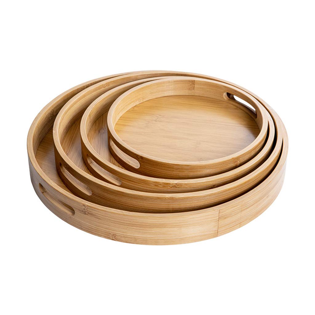 Plateau japonais en bois pour le rangement et l'affichage des cristaux, texture naturelle élégante, surface lisse, plateau de service polyvalent, parfait pour la salle à manger de chevet et la