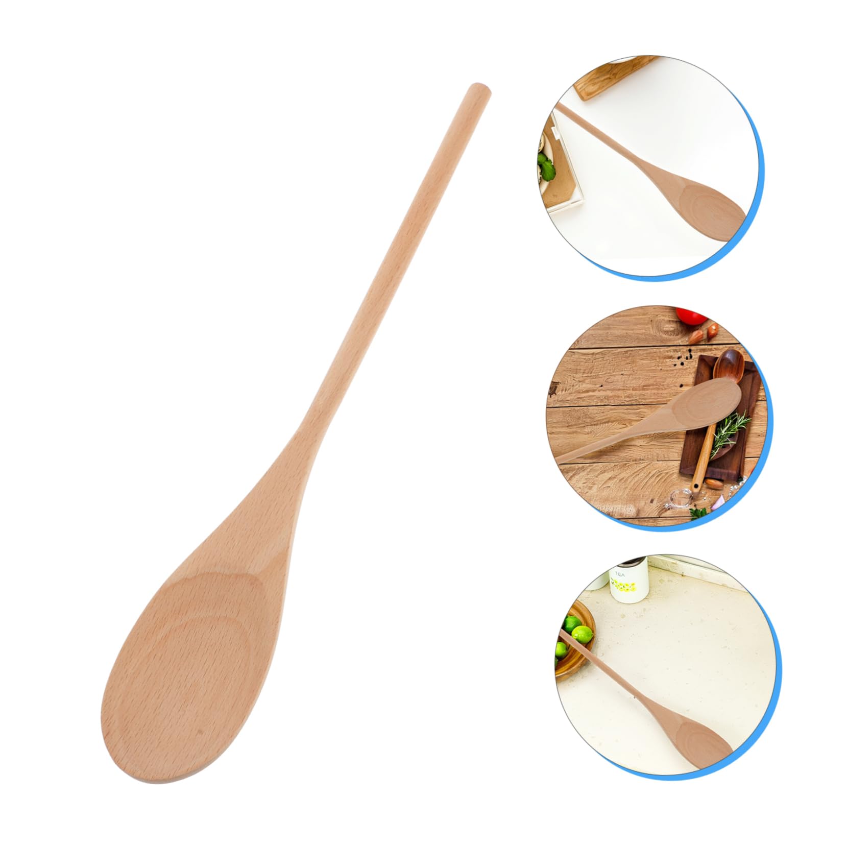 Cucchiaio di Legno da Cucina, 24 Pezzi Non Verniciati
