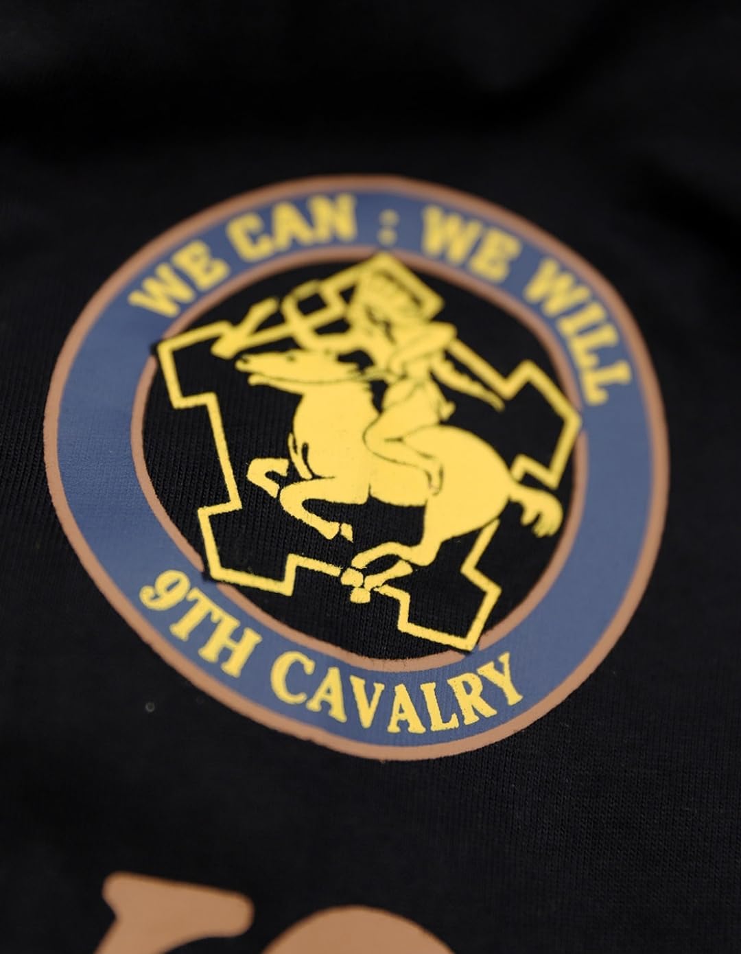 Big Boy Buffalo Soldiers History and Tradition Mens Long Sleeve Tee [Black] - ID#40911-15-208-0-0