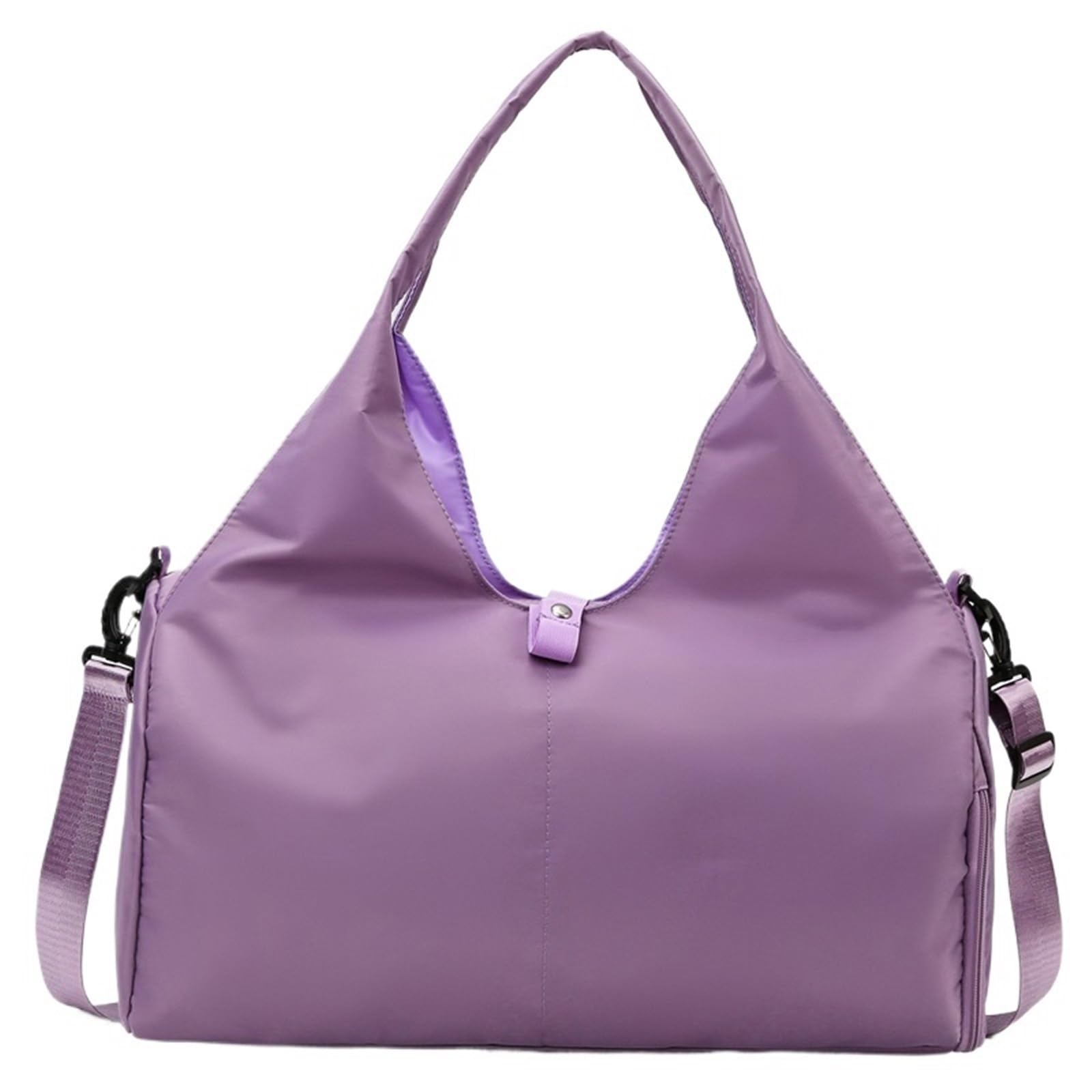 Sporttasche Women Large Capacity Travel Handbag Casual Multi Layer Pockets Shoulder Bag Girls Sports Yoga Luggage Storage Duffle Pack Tote(Purple)