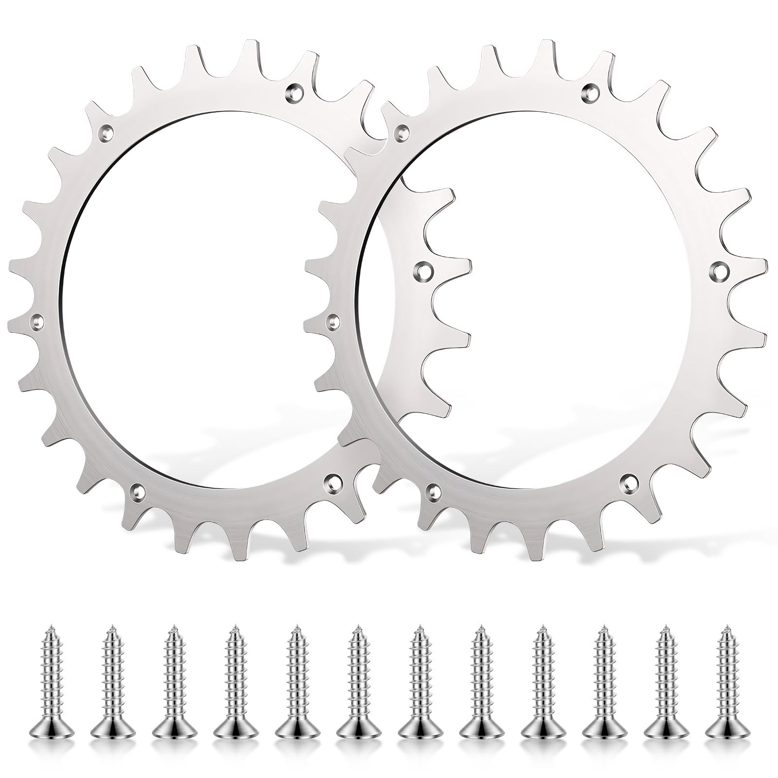 Puntali In Acciaio Inox Per Robot Tosaerba Worx L & Vision - 225mm, Con Viti, Migliora Trazione - Foto 6