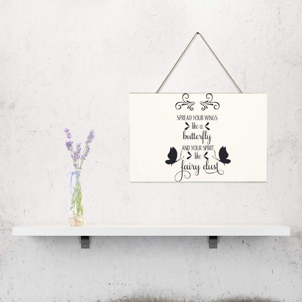 Letreros de madera, letrero de madera impreso, con texto en inglés