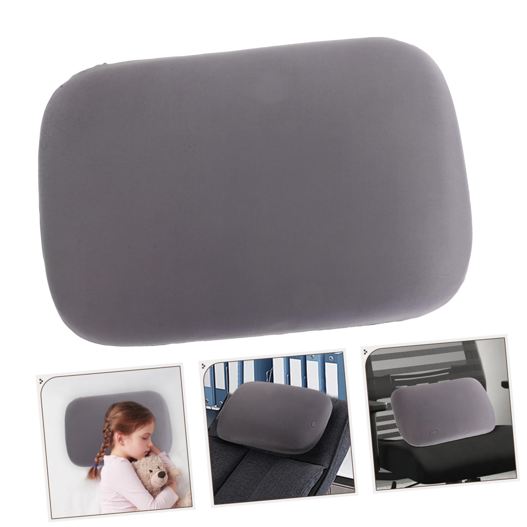 Zerodeko Almohada De Viaje Pequeña para Acampar Almohada De Espuma para Cama Cuello Estudiante Siesta Almohadilla Refrescante Hogar Pierna Avión Coche Lumbar