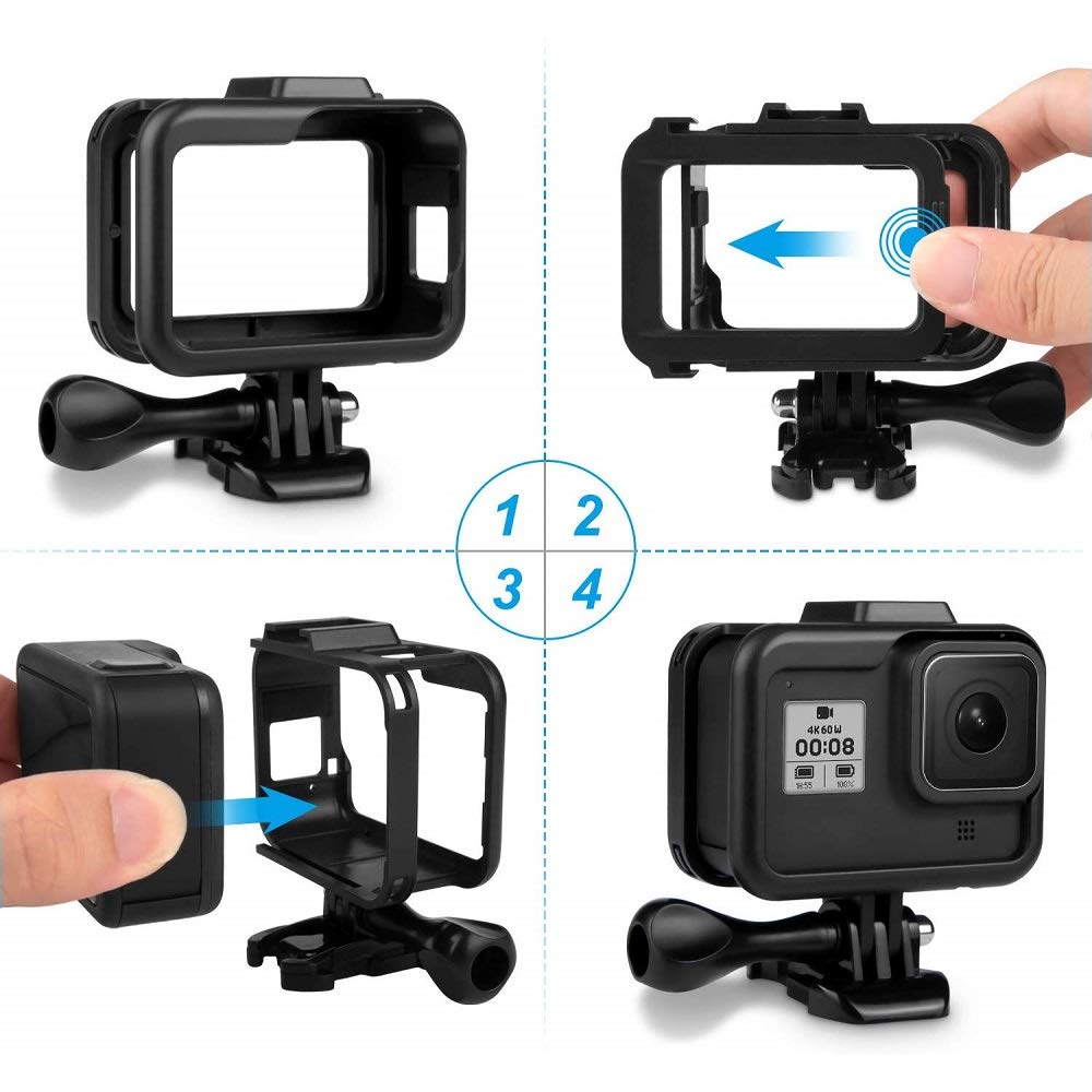 楽天市場】GoPro GoPro8 HERO8 Black 専用 アクセサリー 3点セット 