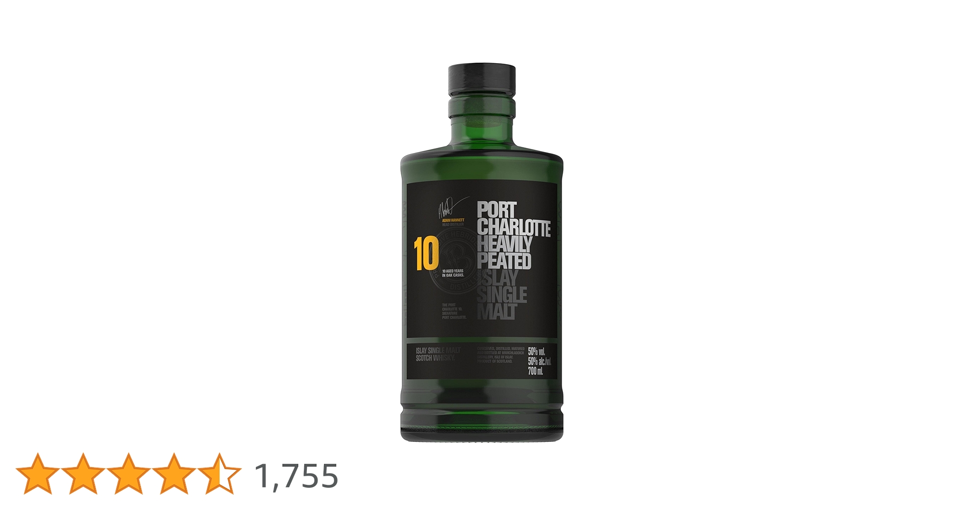 ブルックラディ 10年 1998 マンサリーニャ 700ml 46％ 箱付き ブルック