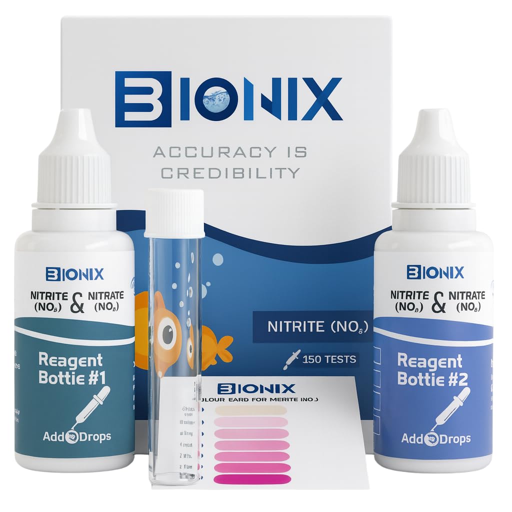 Nitrite Test Kit for Water Quality Testing, Fresh & Salt Water (150 Test)