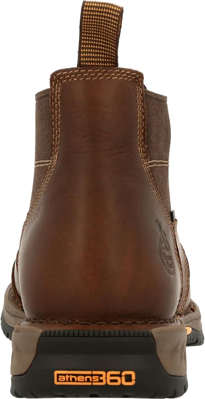 Georgia Boot Men's Athens 360 Steel Toe Waterproof Chelsea Boots - Image 5
