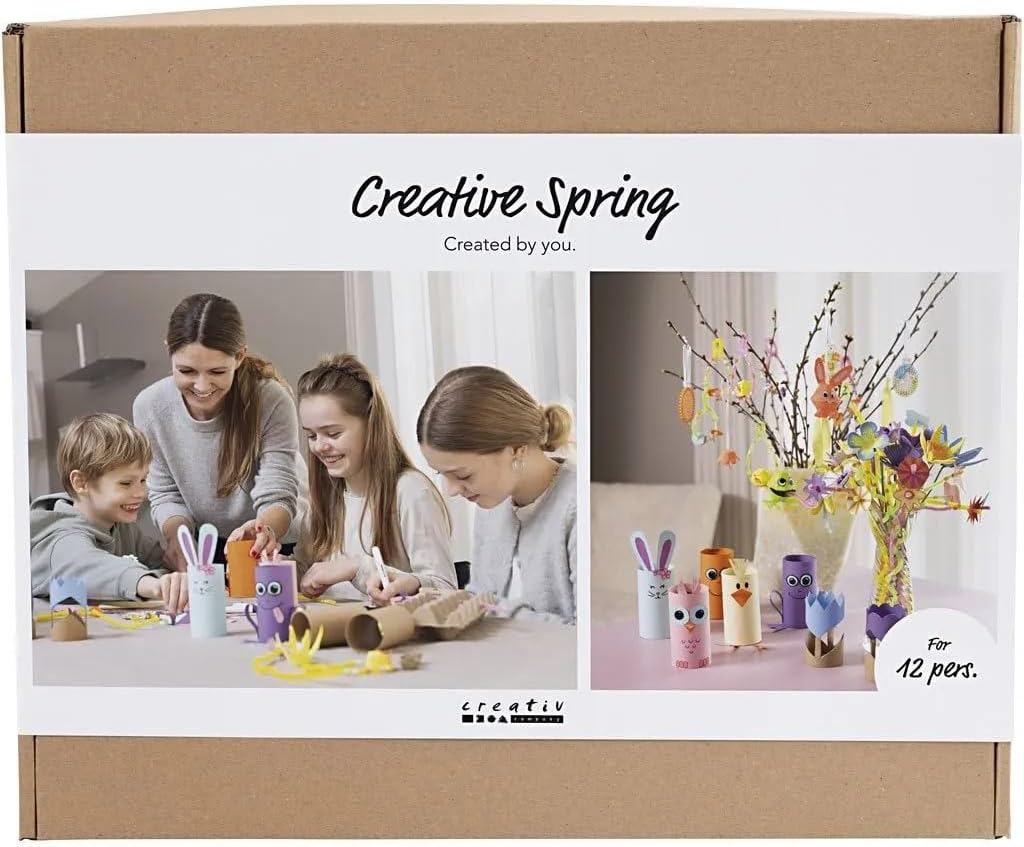 Creativ Company Mega Creative Box Craft Set Spring Colours Decoration