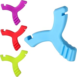 Aligner 4 Pieces Y Shaped Aligner Tray Seaters Teeth Aligners for Invisible or Metal Braces Aligner Teeth Aligner for Aligner Chompers(Red, Blue, Purple, Yellow)