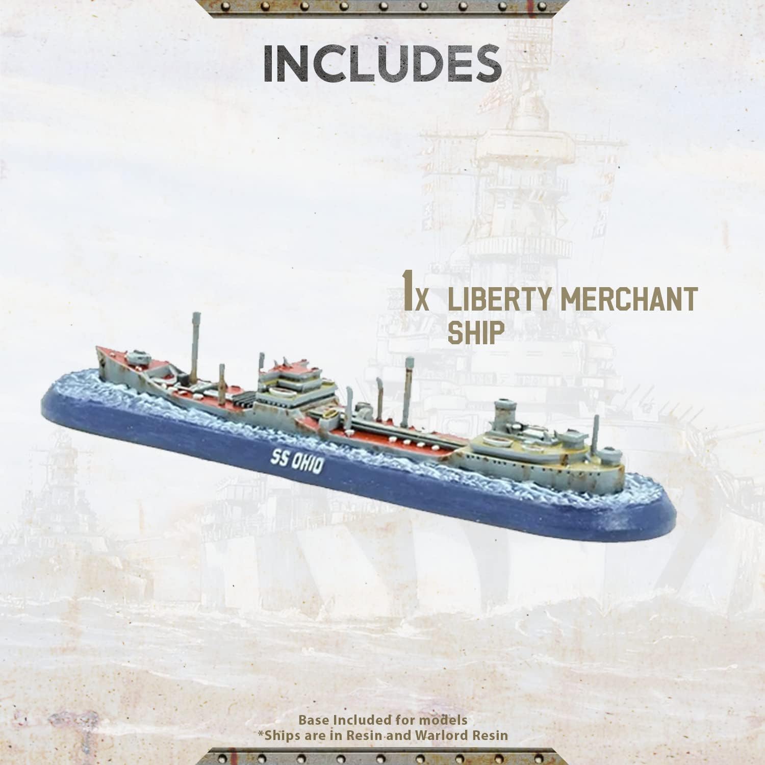 Warlord Games &ndash; Convoglio Mercantile Victory At Sea &ndash; Gioco Da Tavolo Navale