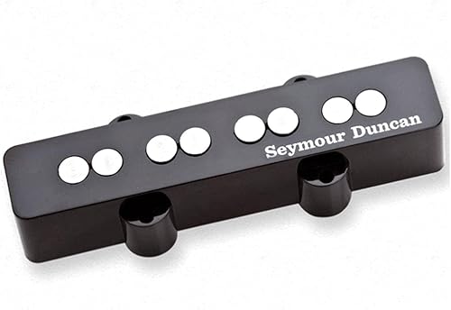 Seymour Duncan SJB3 Quarter Libra Jazz Bass Bridge Pickup Alambre de plomo de PVC negro,Negro -,Negro