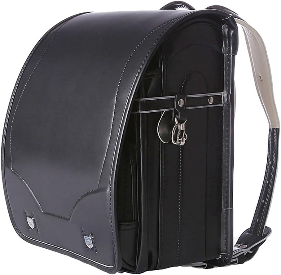 Star-Wind Randoseru automatic Lock Japanese school bags for girls boys Senior PU leather light weight Rain Cover